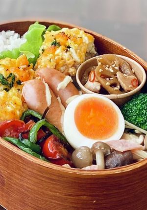 わっぱ弁当＊秋鮭のタルタル焼き-レシピのメイン写真