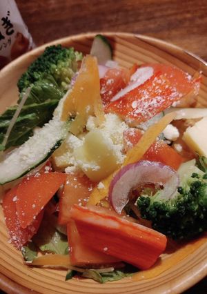 葉っぱサラダにやっぱりこれ！粉チーズ-レシピのメイン写真