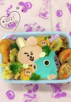 BTS〜BT21〜キャラ弁-レシピのメイン写真