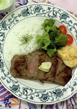 ワンプレートステーキ-レシピのメイン写真