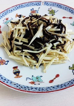 マコモダケと生きくらげの炒めもの-レシピのメイン写真