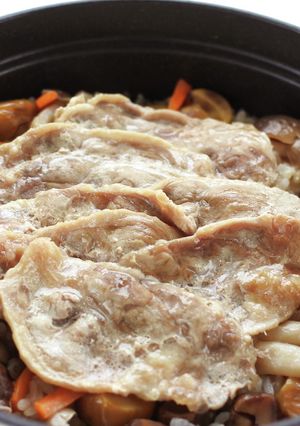 鴨と甘栗ご飯-レシピのメイン写真