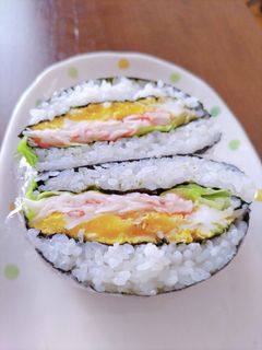 ☆パタパタ☆おにぎらず☆-レシピのメイン写真