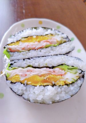 ☆パタパタ☆おにぎらず☆-レシピのメイン写真