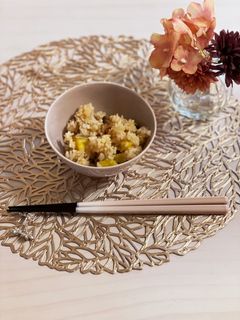 さつまいもとキノコの炊き込みご飯-レシピのメイン写真