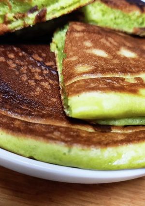 遠藤青汁を使った　青汁ホットケーキ-レシピのメイン写真