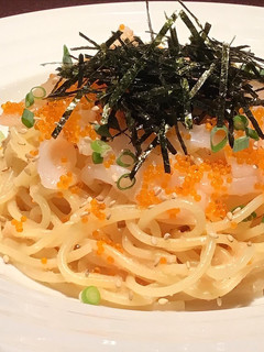 アオリイカととびっこのたらこ生スパゲティ-レシピのメイン写真