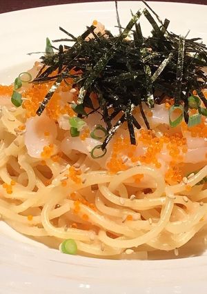アオリイカととびっこのたらこ生スパゲティ-レシピのメイン写真