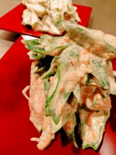 ごまマヨポンでおくらサラダ-レシピのメイン写真