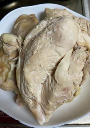 冷凍ストック用.楽チン鷄胸肉ホロホロ茹で-レシピのメイン写真