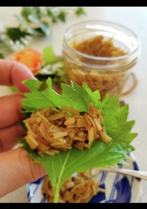 簡単作れる絶品♪なめ茸七味唐辛子入り-レシピのメイン写真