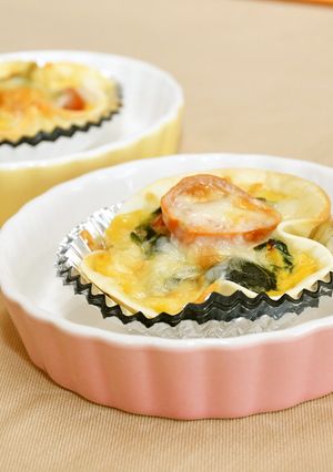 ベーコンとほうれん草のキッシュ-レシピのメイン写真