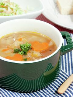 若松潮風®キャベツの簡単スープ-レシピのメイン写真