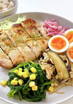 鶏もも肉のパリパリ焼き-レシピのメイン写真
