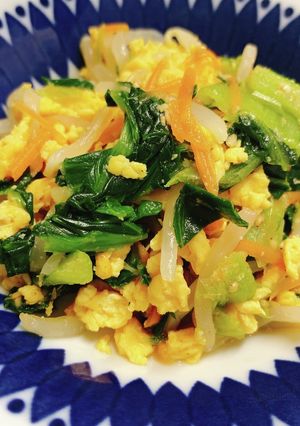 【病院】いり卵あえ【給食】-レシピのメイン写真