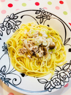 鶏ひき肉の白だしスープパスタ♪-レシピのメイン写真
