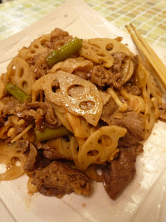 蓮根と牛肉の梅しぐれ煮-レシピのメイン写真