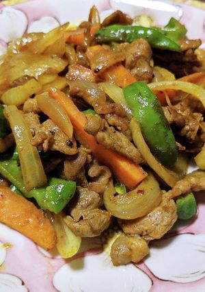 ラム肉のエスニック炒め-レシピのメイン写真
