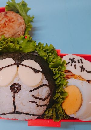 ぼゃ～んとするドラえもん キャラ弁-レシピのメイン写真