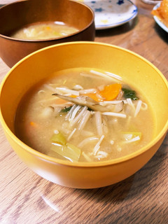 彩り お味噌汁-レシピのメイン写真