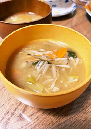 彩り　お味噌汁-レシピのメイン写真