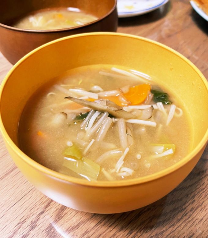 彩り お味噌汁 by yurimo5891 【クックパッド】 簡単おいしいみんなの