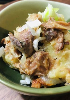 チンして一品●サバ味噌じゃが-レシピのメイン写真