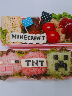 マインクラフト キャラ弁-レシピのメイン写真
