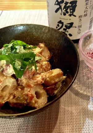 ちくわのおつまみ（クリチの梅マヨ和え）-レシピのメイン写真