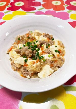 豚こま肉で麻婆豆腐-レシピのメイン写真