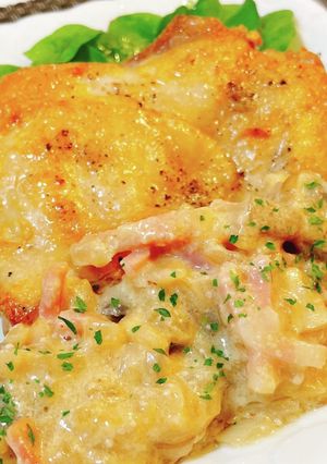 簡単ディズニー♡鶏のソテークリームソース-レシピのメイン写真