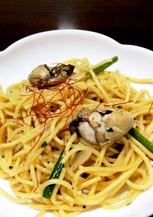 オイスターの和風ペペロンチーノ-レシピのメイン写真