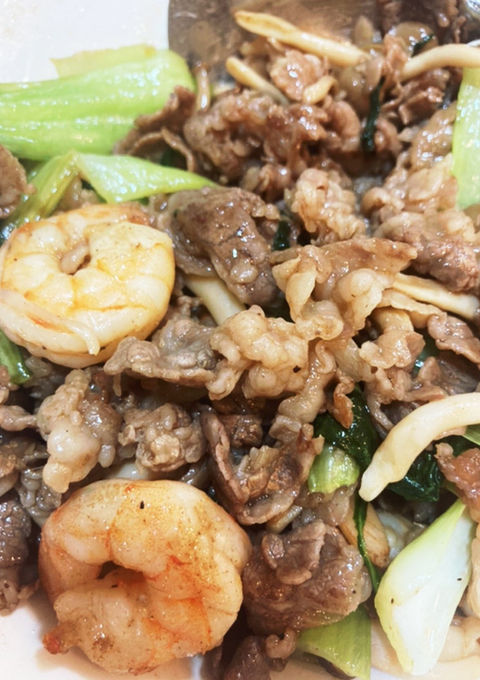 えびと牛肉のオイスターソース炒め-レシピのメイン写真