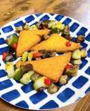 焼くだけ簡単！夏野菜とお魚厚揚げのグリル