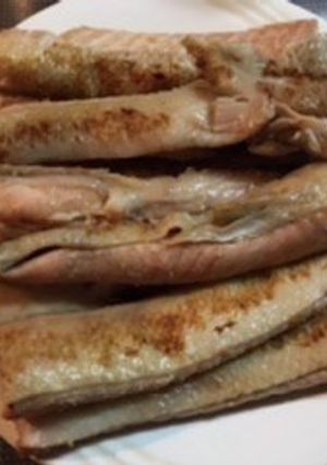 秋鮭ハラミの昆布茶焼き-レシピのメイン写真