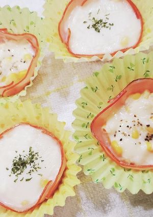お弁当の頼れる味方！2種のハムカップ！-レシピのメイン写真