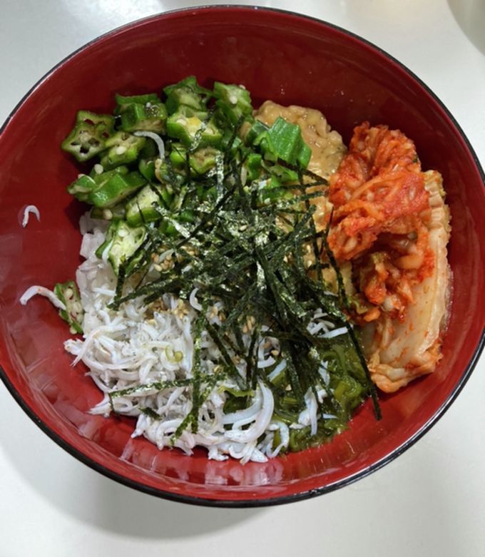 しらすとネバネバ丼ぶり-レシピのメイン写真