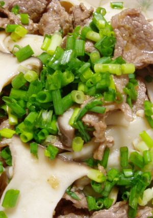 ヘルシー!牛肉とエリンギの柚子胡椒サラダ-レシピのメイン写真