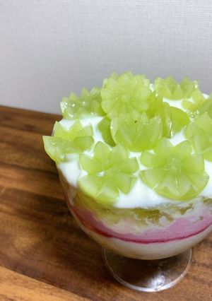こんな贅沢…シャインマスカットパフェ！-レシピのメイン写真
