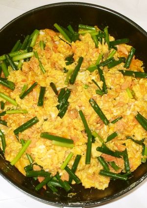 鮭フレークいり卵♪簡単虚弱体質肉体疲労に-レシピのメイン写真