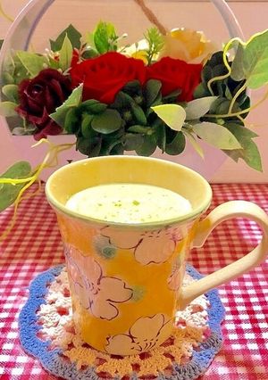 ♡飲みやすい青汁黒糖ミルク♡-レシピのメイン写真