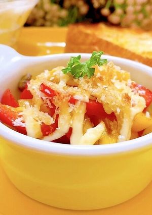 野菜＆キノコのカレー風味トースター焼き-レシピのメイン写真