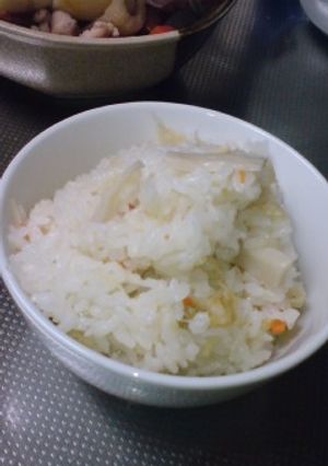 エリンギとホタテの炊き込み御飯-レシピのメイン写真