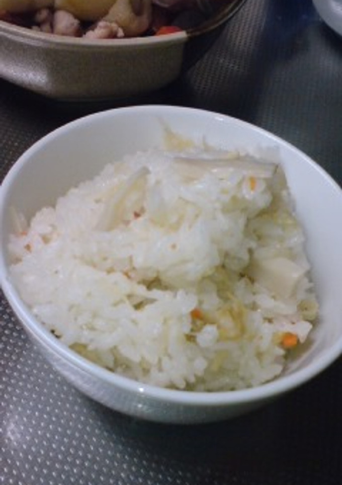 エリンギとホタテの炊き込み御飯-レシピのメイン写真