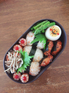 JK☆鮭たわらおにぎり弁当♪-レシピのメイン写真