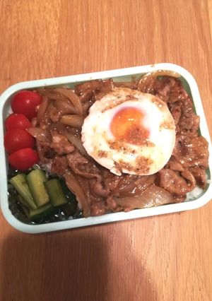 高校生の焼肉弁当 2021.10.07-レシピのメイン写真