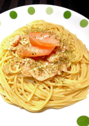 スモークサーモンのパスタ-レシピのメイン写真