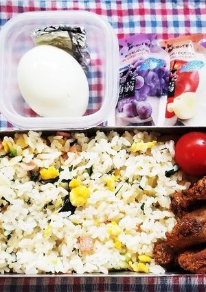 チャーハン弁当(10.7)-レシピのメイン写真
