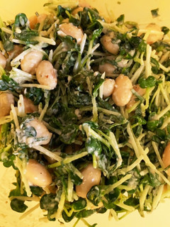 大豆と貝割れ大根の塩麹和え-レシピのメイン写真
