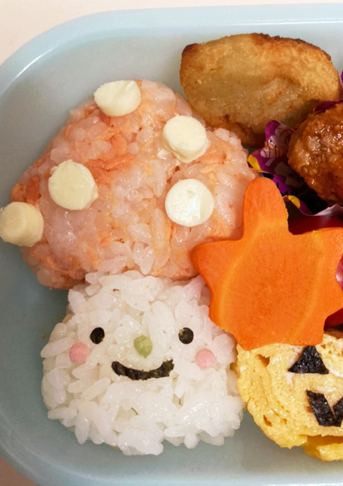 きのこ　キャラ弁　秋おべんとう-レシピのメイン写真